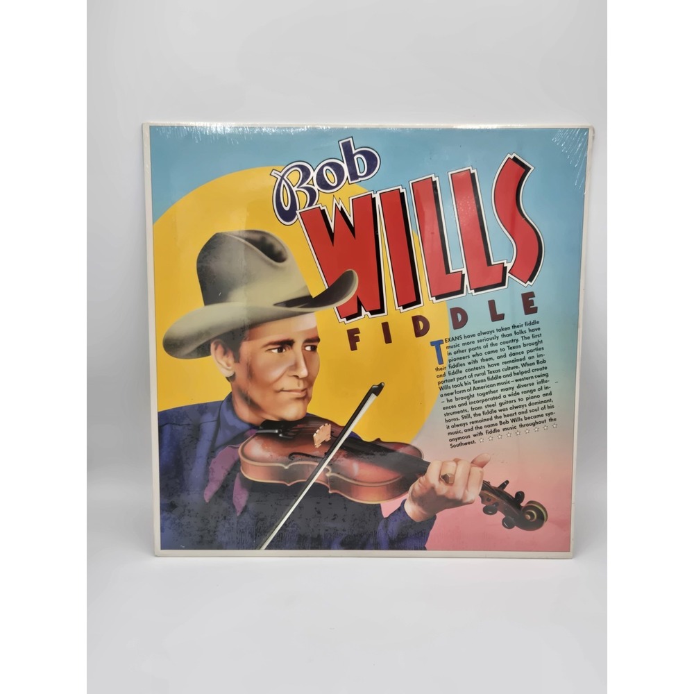Bob‎ Wills - "Fiddle" - Country Music Foundation 1987 New & Sealed